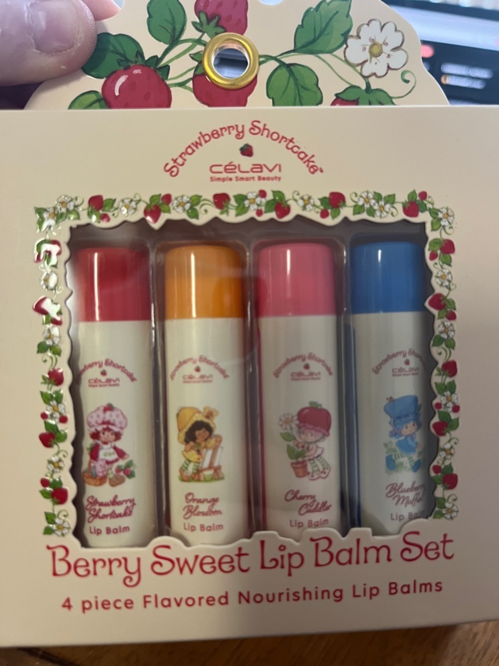 Strawberry Milk Hand Cream & Berry Lip Balm Set - Pink - Picture 2 of 3